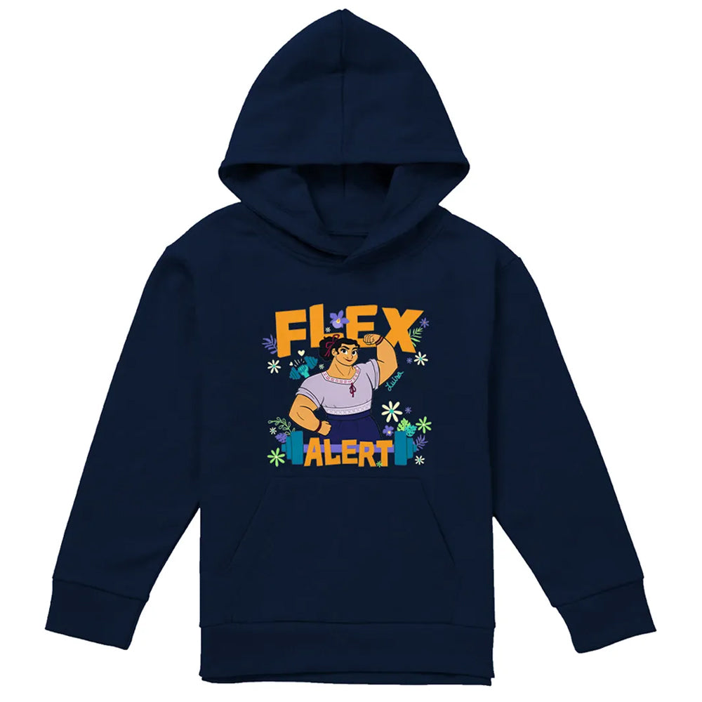 Navy - Front - Encanto Childrens-Kids Flex Alert Hoodie