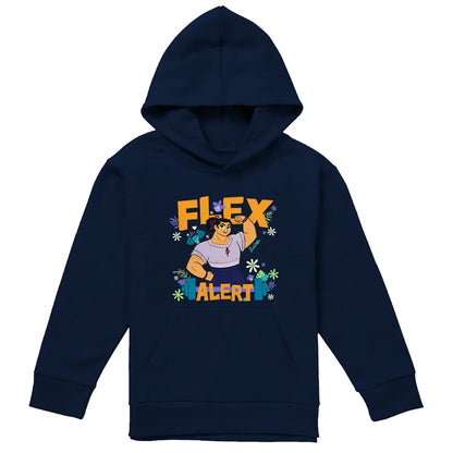 Navy - Front - Encanto Childrens-Kids Flex Alert Hoodie