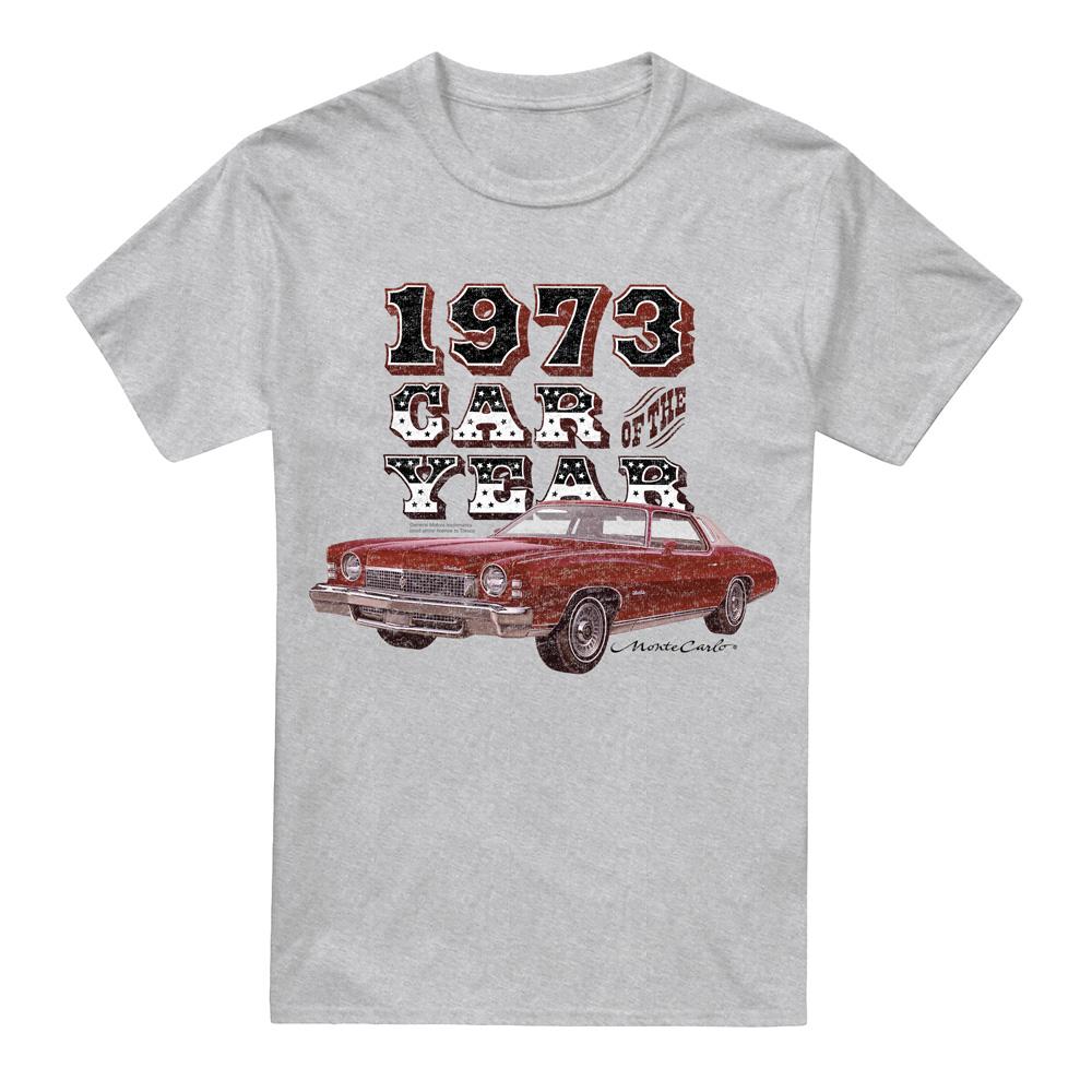 Athletic Heather - Front - Chevrolet Unisex Adult Car Of The Year Heather T-Shirt