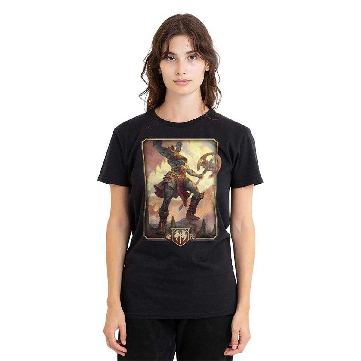 Black - Lifestyle - Dungeons & Dragons Womens-Ladies 2024 Barbarian Key Art T-Shirt