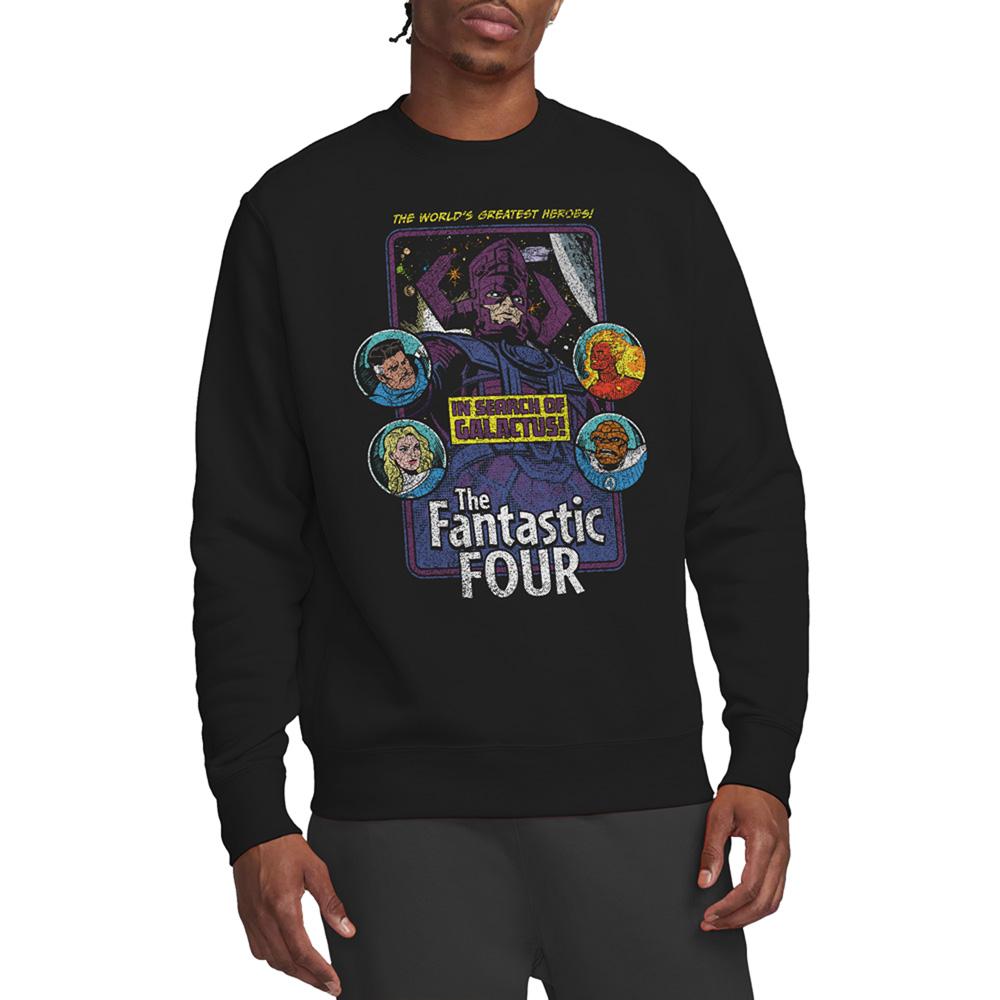 Black - Lifestyle - Fantastic Four Unisex Adult In Search Of Galactus Sweatshirt