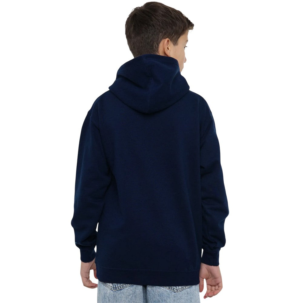 Navy - Pack Shot - Marvel Childrens-Kids Iron Man 12th Birthday Hoodie