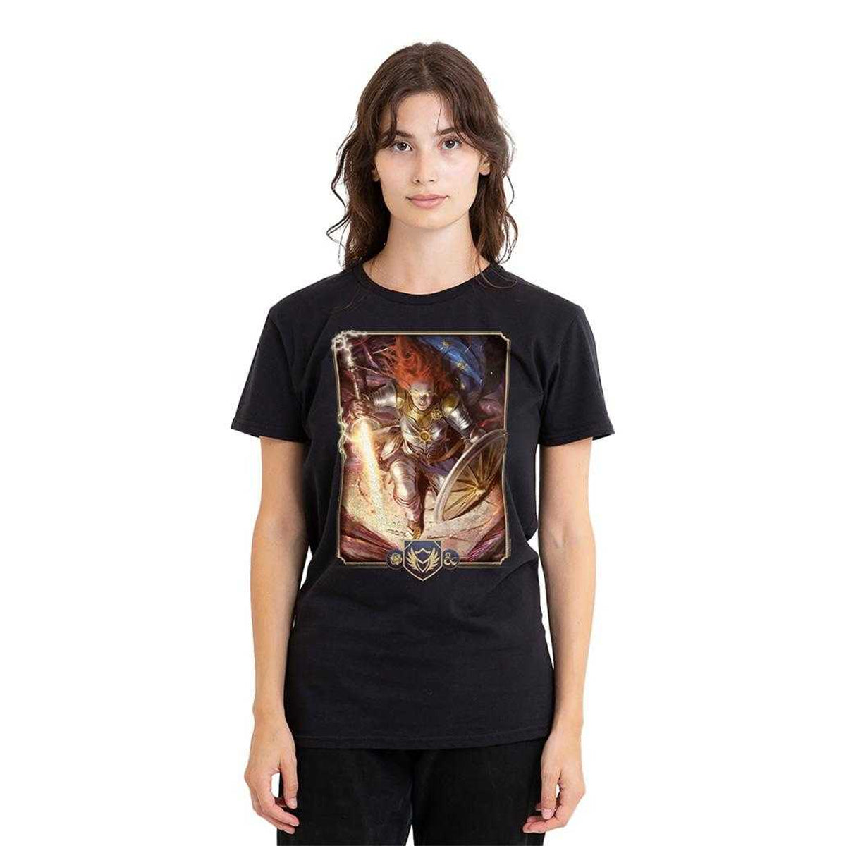 Black - Lifestyle - Dungeons & Dragons Womens-Ladies 2024 Paladin Key Art T-Shirt