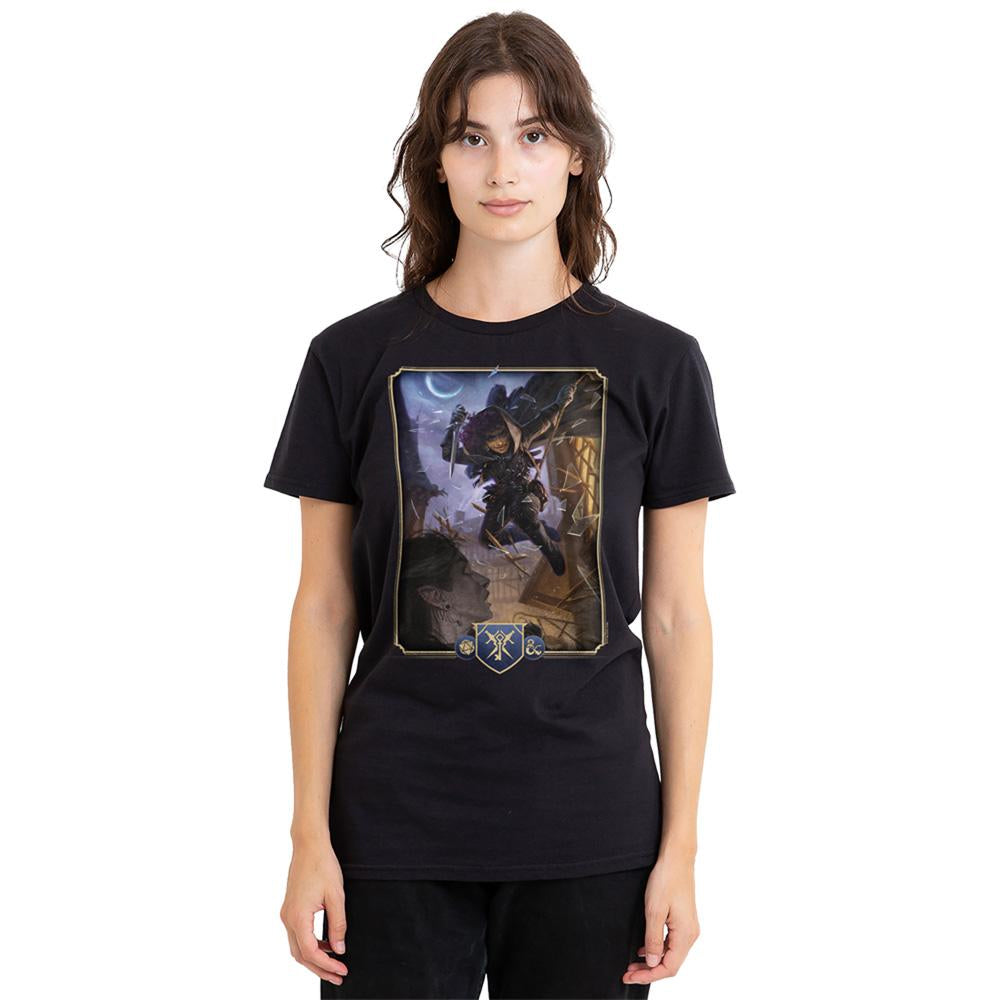 Black - Lifestyle - Dungeons & Dragons Womens-Ladies 2024 Rogue Key Art T-Shirt