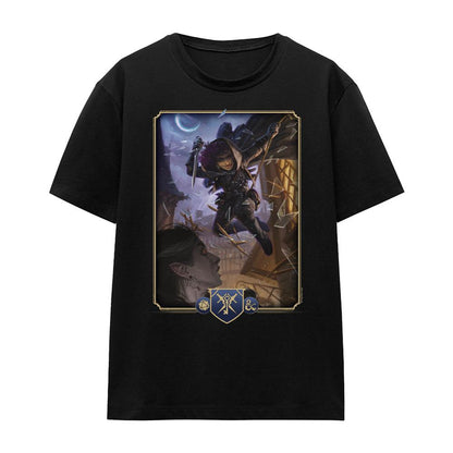 Black - Front - Dungeons & Dragons Womens-Ladies 2024 Rogue Key Art T-Shirt