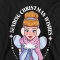 Black - Side - Cinderella Childrens-Kids Sending Christmas Wishes Hoodie