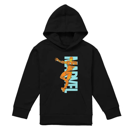 Black - Front - Marvel Childrens-Kids Emerge Iron Man Hoodie