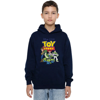 Navy - Lifestyle - Toy Story Childrens-Kids Group Pullover Hoodie