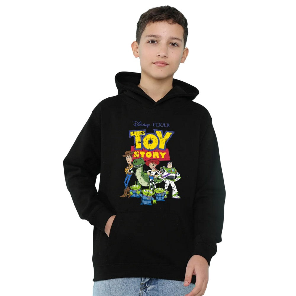 Black - Lifestyle - Toy Story Childrens-Kids Group Pullover Hoodie