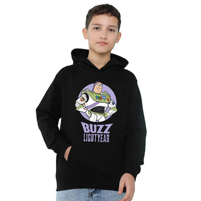Black - Lifestyle - Toy Story Childrens-Kids Buzz Lightyear Pullover Hoodie