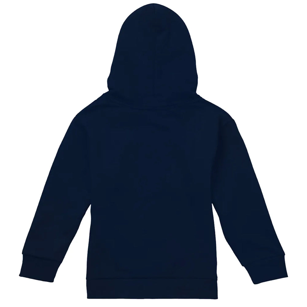 Navy - Back - Mickey Mouse Childrens-Kids Christmas Tree Hoodie
