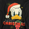 Athletic Heather - Back - Donald Duck Childrens-Kids Merry Christmas Hoodie