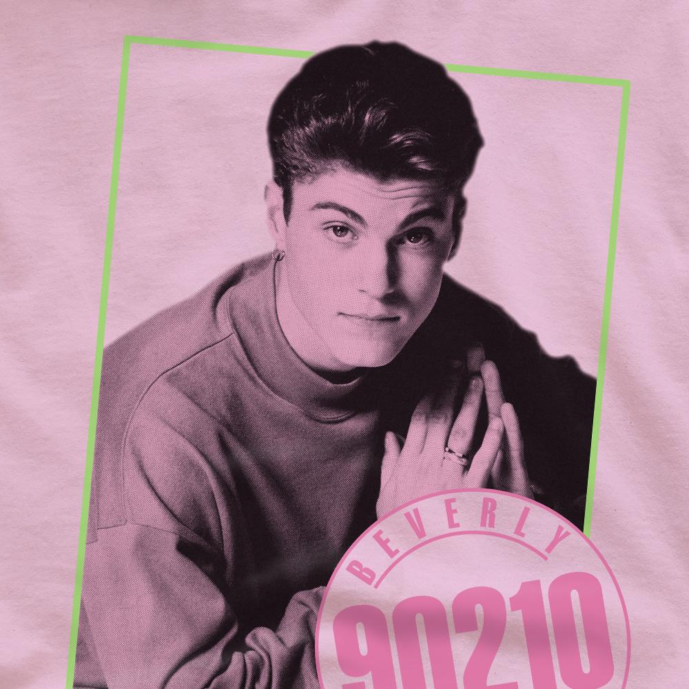 Pink - Side - 90210 Unisex Adult David T-Shirt