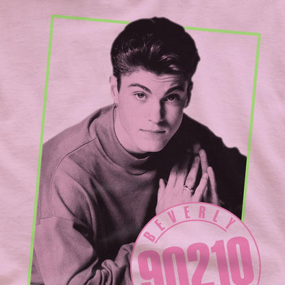 Pink - Side - 90210 Unisex Adult David T-Shirt