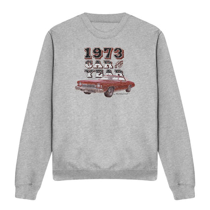 Athletic Heather - Front - Chevrolet Unisex Adult Car Of The Year Heather Sweatshirt