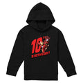 Black - Front - Marvel Childrens-Kids Iron Man 10th Birthday Hoodie