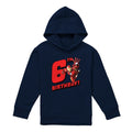 Navy - Front - Marvel Childrens-Kids Iron Man 6th Birthday Hoodie