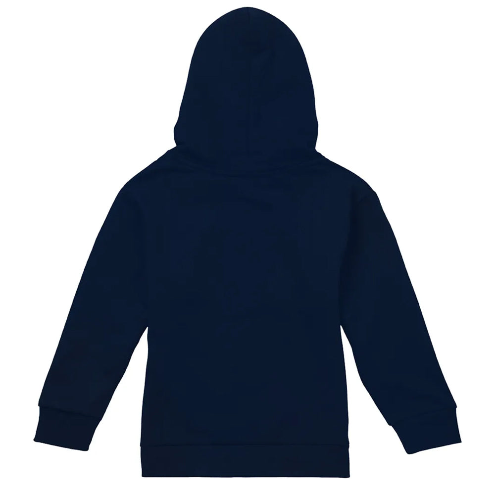 Navy - Back - Disney Childrens-Kids Mickey Mouse & Minnie Mouse Christmas Kiss Hoodie