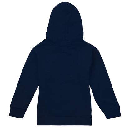 Navy - Back - Disney Childrens-Kids Mickey Mouse & Minnie Mouse Christmas Kiss Hoodie