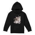 Black - Front - Frozen Childrens-Kids Snow Bros Sven & Kristoff Hoodie