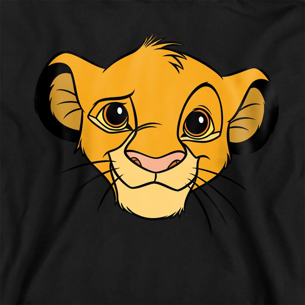 Black - Side - The Lion King Childrens-Kids Simba Hoodie