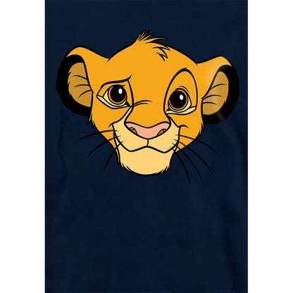 Navy - Side - The Lion King Childrens-Kids Simba Hoodie