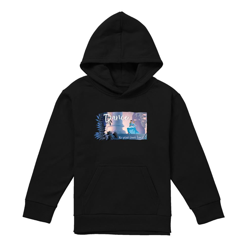 Black - Front - Cinderella Childrens-Kids Dance To Your Own Beat Hoodie