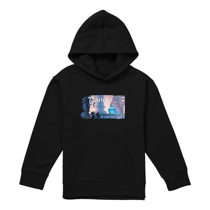 Black - Front - Cinderella Childrens-Kids Dance To Your Own Beat Hoodie