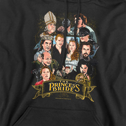 Black - Side - The Princess Bride Unisex Adult Players Hoodie