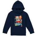 Navy - Front - Disney Pixar Childrens-Kids Halloween Hoodie