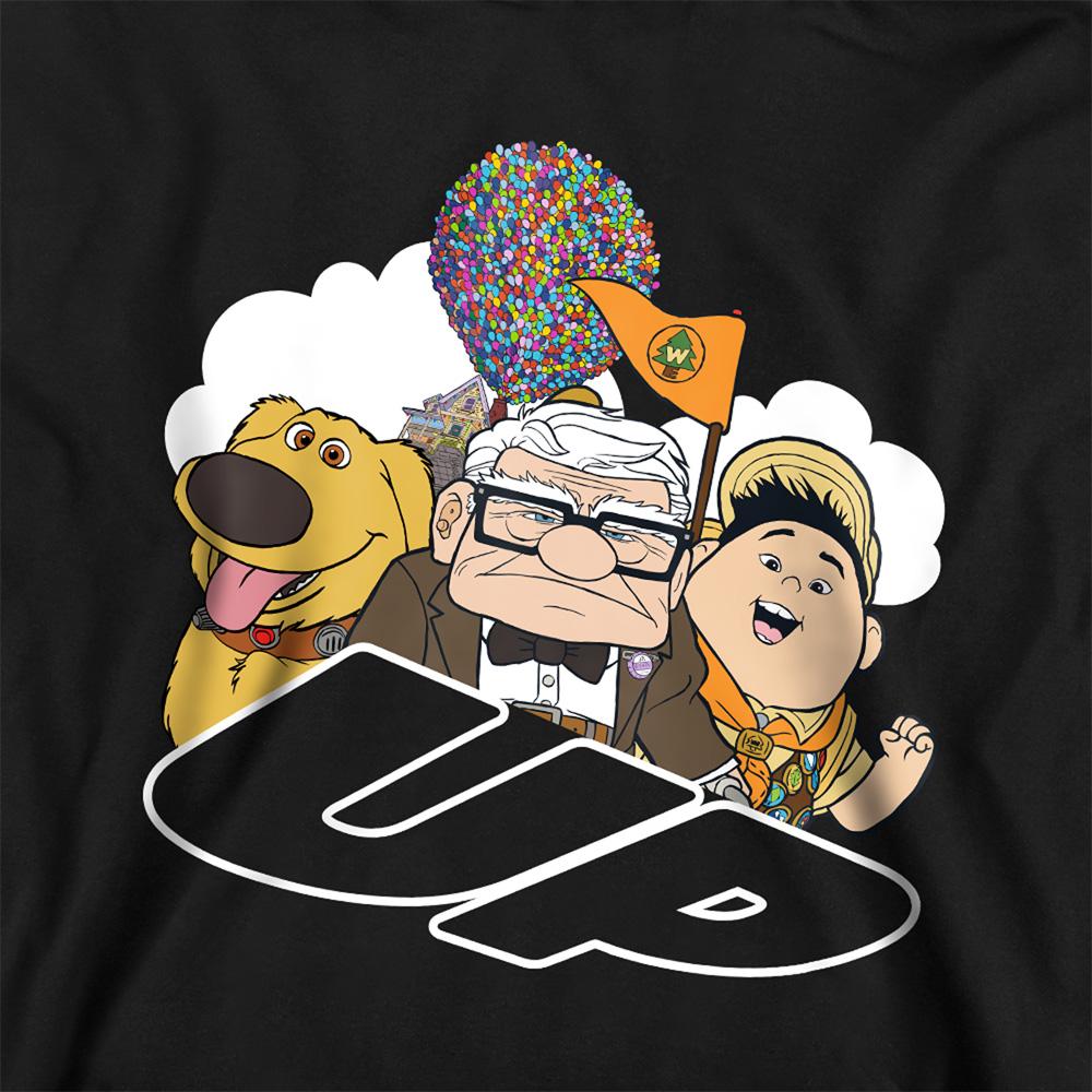 Black - Side - Up Childrens-Kids Balloons Hoodie