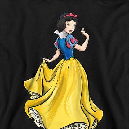 Black - Side - Snow White Childrens-Kids Fairest Princess Of Them All Hoodie