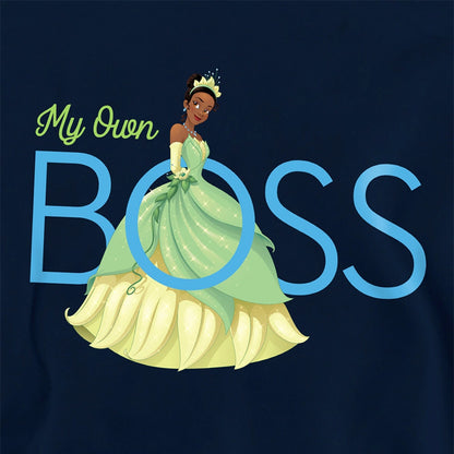 Navy - Side - The Princess and the Frog Childrens-Kids My Own Boss Hoodie