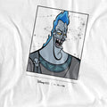 White - Back - Hercules Childrens-Kids 100th Anniversary Hades T-Shirt