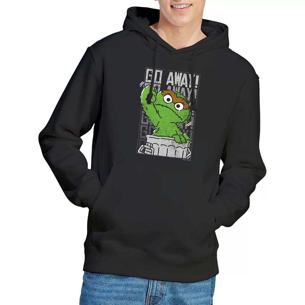 Black - Lifestyle - Sesame Street Unisex Adult Go Away Hoodie