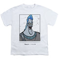 White - Front - Hercules Childrens-Kids 100th Anniversary Hades T-Shirt