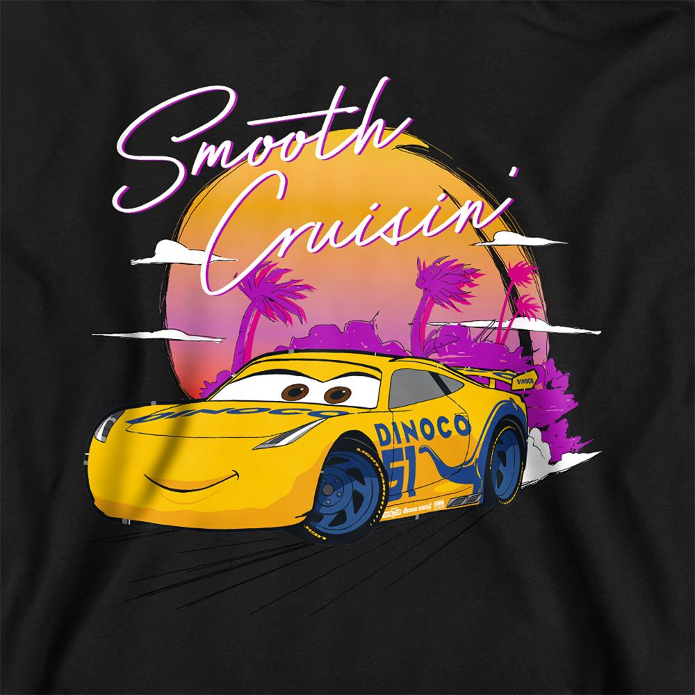 Athletic Heather - Back - Cars Childrens-Kids Dinoco Sunset Hoodie