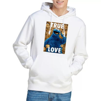 White - Lifestyle - Sesame Street Unisex Adult Beautiful Cookies Hoodie