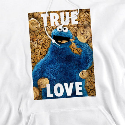 White - Side - Sesame Street Unisex Adult Beautiful Cookies Hoodie