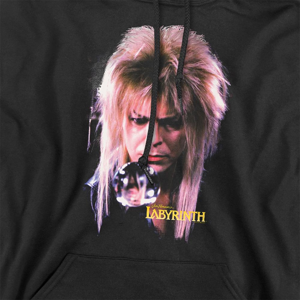Black - Side - Labyrinth Unisex Adult Goblin King Hoodie