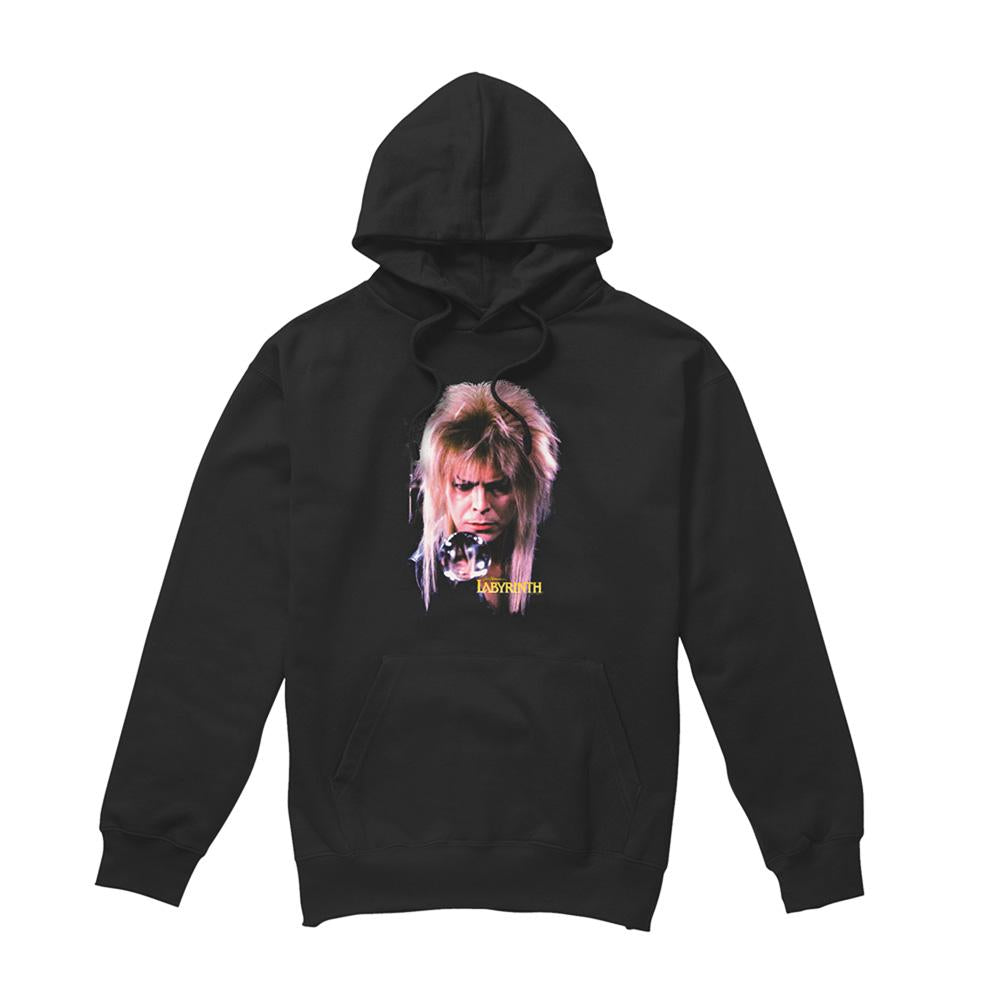 Black - Front - Labyrinth Unisex Adult Goblin King Hoodie