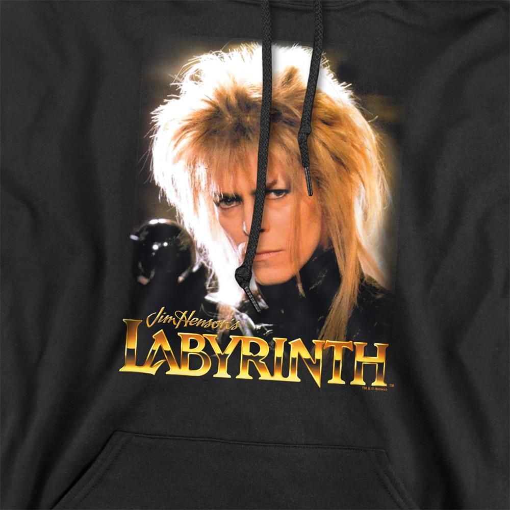 Black - Side - Labyrinth Unisex Adult Jareth The Goblin King Hoodie