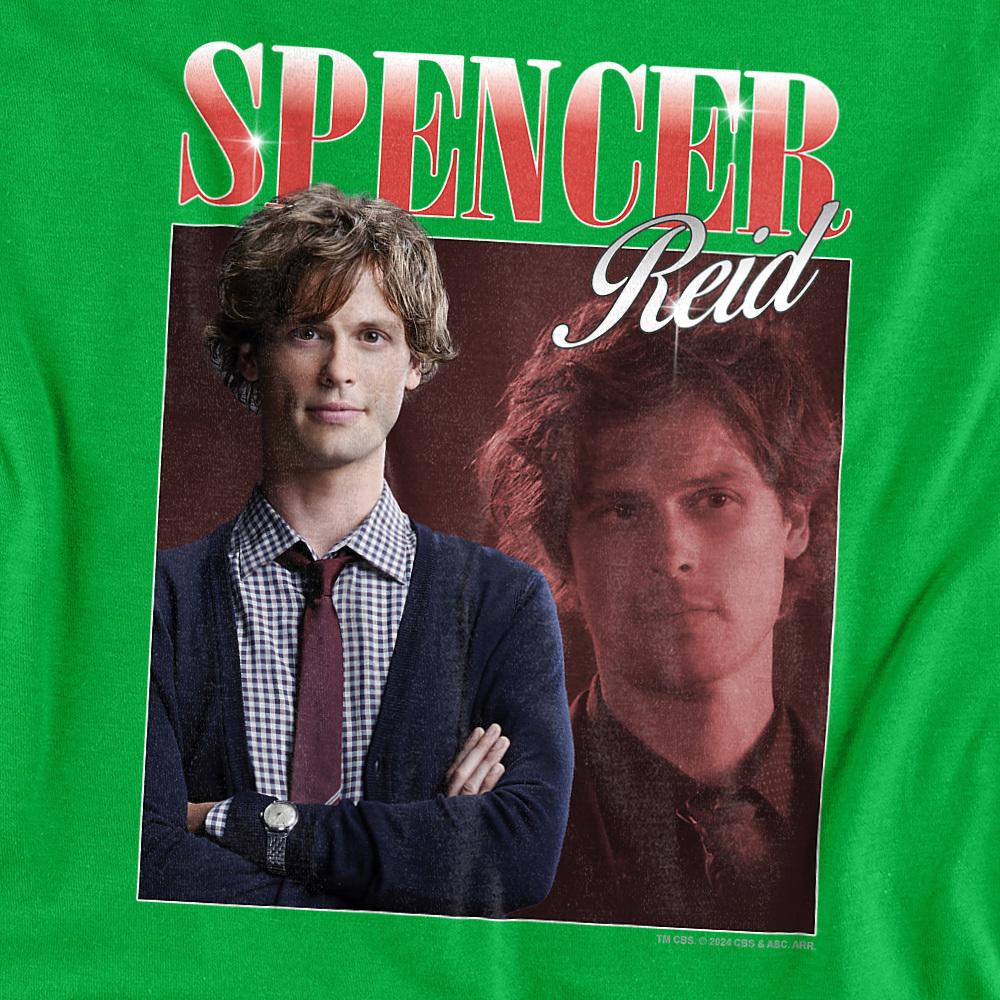 Kelly Green - Side - Criminal Minds Unisex Adult Spencer Reid Bootleg T-Shirt