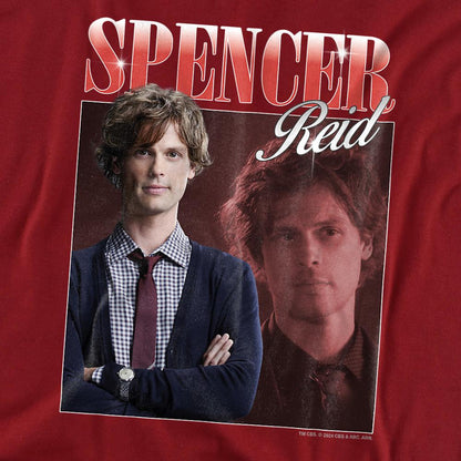 Cardinal - Side - Criminal Minds Unisex Adult Spencer Reid Bootleg T-Shirt