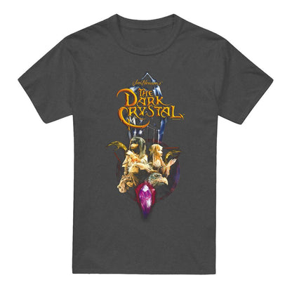 Charcoal - Front - Dark Crystal Unisex Adult Crystal Quest Heather T-Shirt