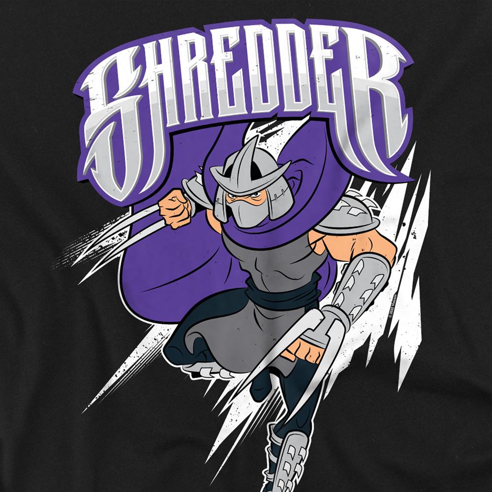 Black - Side - Teenage Mutant Ninja Turtles Unisex Adult Thrust Shredder T-Shirt