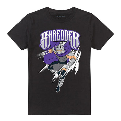 Black - Front - Teenage Mutant Ninja Turtles Unisex Adult Thrust Shredder T-Shirt