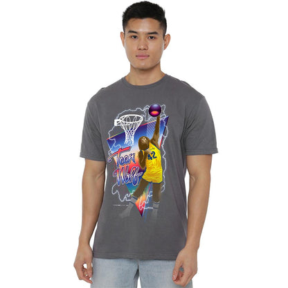 Charcoal - Lifestyle - Teen Wolf Unisex Adult Slam Dunk T-Shirt