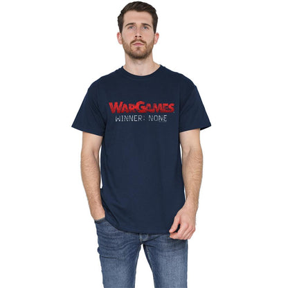 Navy - Lifestyle - WarGames Unisex Adult No Winners T-Shirt