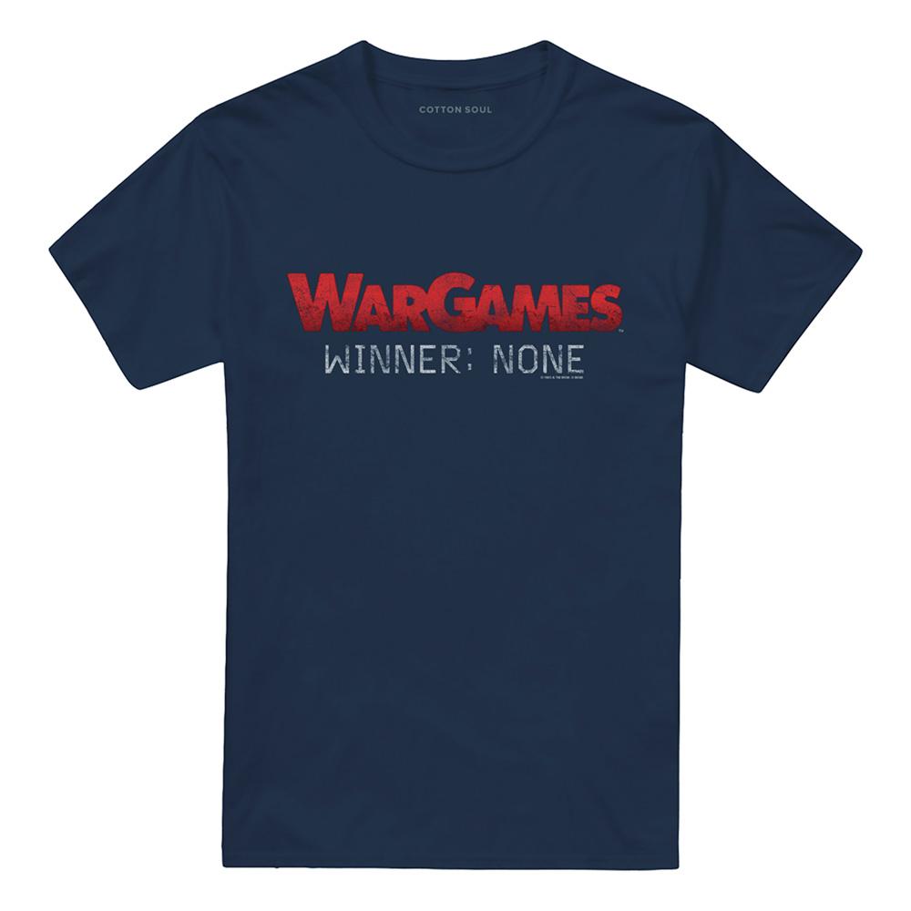 Navy - Front - WarGames Unisex Adult No Winners T-Shirt